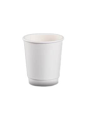 300ml白色牛皮双层加厚纸杯