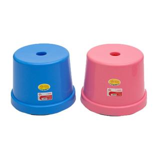 珠江牌圆凳塑料儿童家用小板凳矮凳椅子可叠放换鞋凳矮加厚小凳子