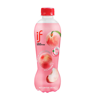 【4-6月到期】泰国进口if清甜葡萄汁水蜜桃汁果汁饮料350ml*6瓶
