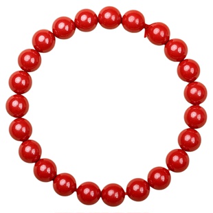 【普陀山正品】天然朱砂手串女天然原矿石男士转运珠本命年护身符