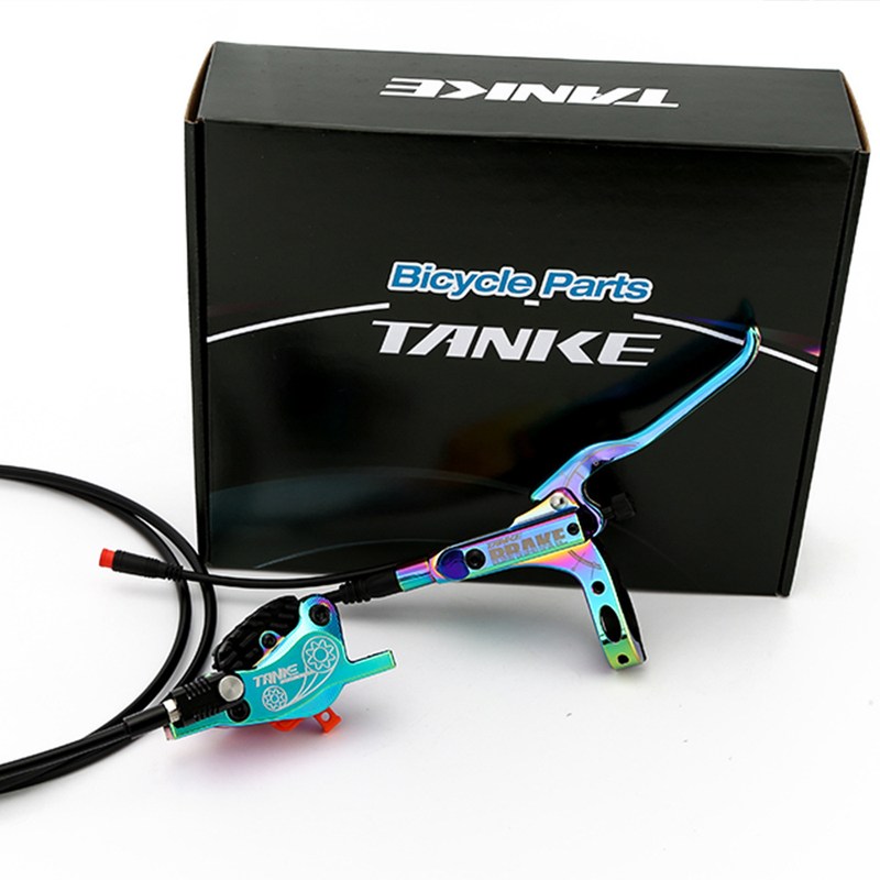 TANKE 四活塞电动自行车双制动油压刹车E-BIKE电动滑板车碟刹器