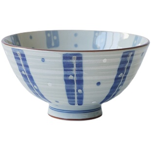 美浓烧陶瓷餐具家用高脚米饭碗多用小碗日式和风料理汤碗