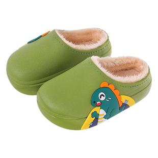 儿童棉拖鞋2025新款冬季男童拖鞋可爱女孩室内小孩亲子宝宝毛毛鞋