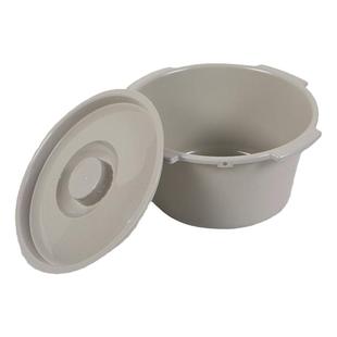 加厚型坐便桶 便桶 带盖马桶盆 坐便椅专用便盆老人马桶椅子配件