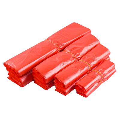手提袋食品袋超市购物袋胶袋红色