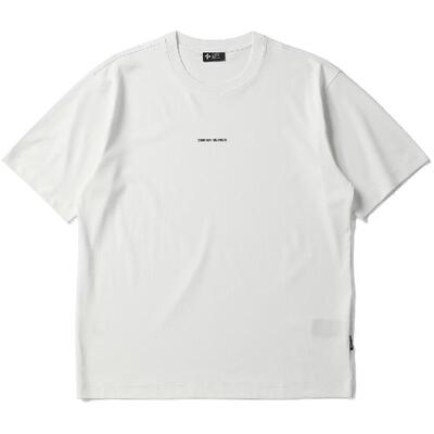 夏季圆领字母印花纯色短袖T