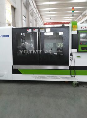 友泰双头数控车端面机床ST10-1200汽车半轴车桥双面钻中心孔