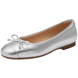 骆驼女鞋2026夏季新款舒适通勤时装单鞋百搭浅口平底玛丽珍单鞋女