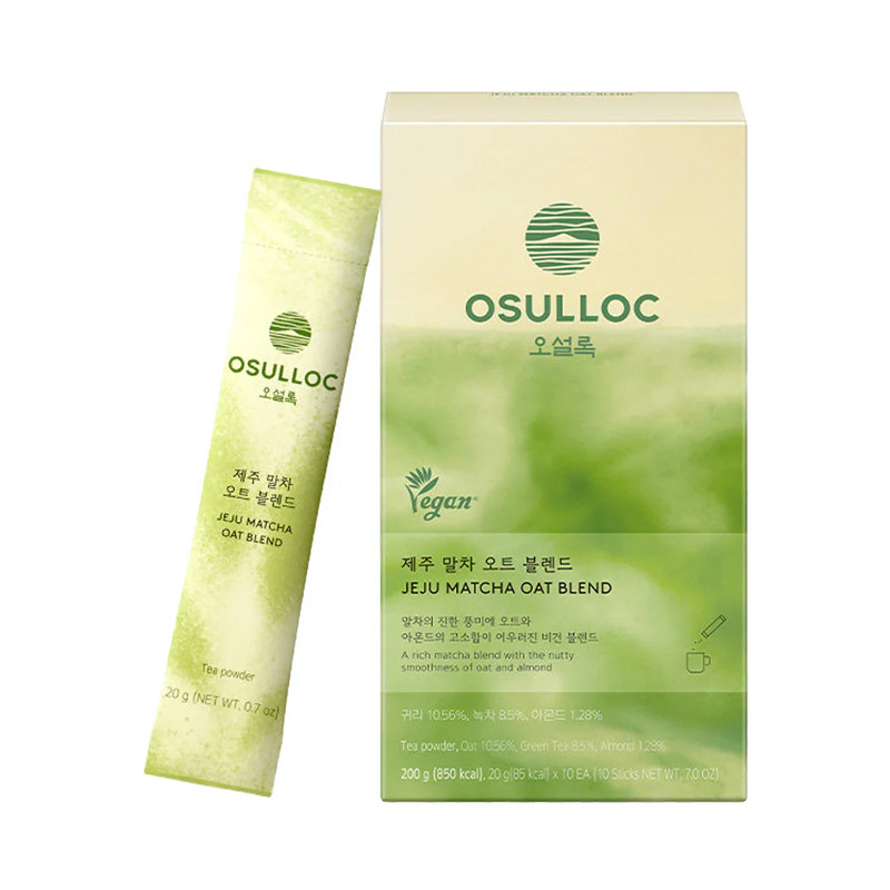韩国OSULLOC抹茶粉 进口奶茶粉速溶抹茶粉即溶冲泡方便便携