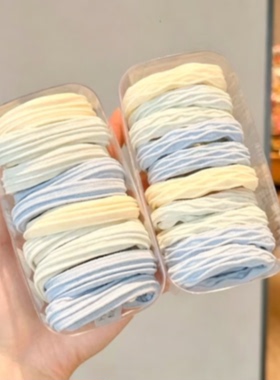 超柔软高弹力不塌高级感简约丸子头婴儿皮筋百搭气质耐用可爱头绳