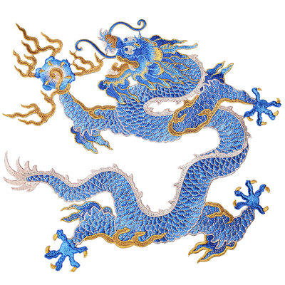 火龙刺绣虹绣衣服装饰无胶需缝制