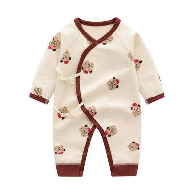 婴儿连体衣秋冬男女宝宝纯棉哈衣