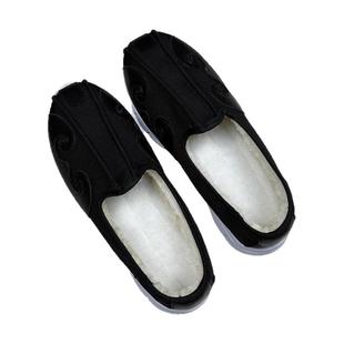 道士棉鞋男云勾太极棉靴女加绒保暖练功鞋防滑高帮太极十方棉鞋
