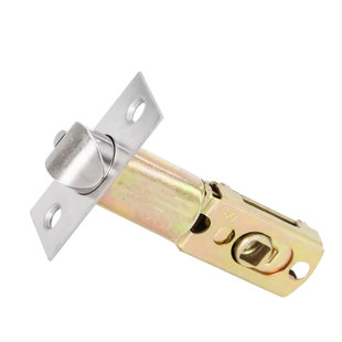 铝合金门三杆锁锁舌左右孔门锁配件锁芯卫生间可调锁锁舌锁心舌头