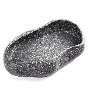 无孔水培水养铜钱草碗莲睡莲水仙花盆陶瓷器皿仿石头专用盆特大号