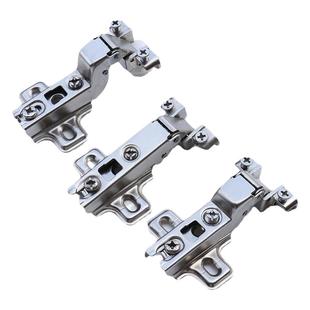 20窄边框铝合金玻璃门铰链橱柜烟斗合页展示书柜老式2孔门铰弹簧