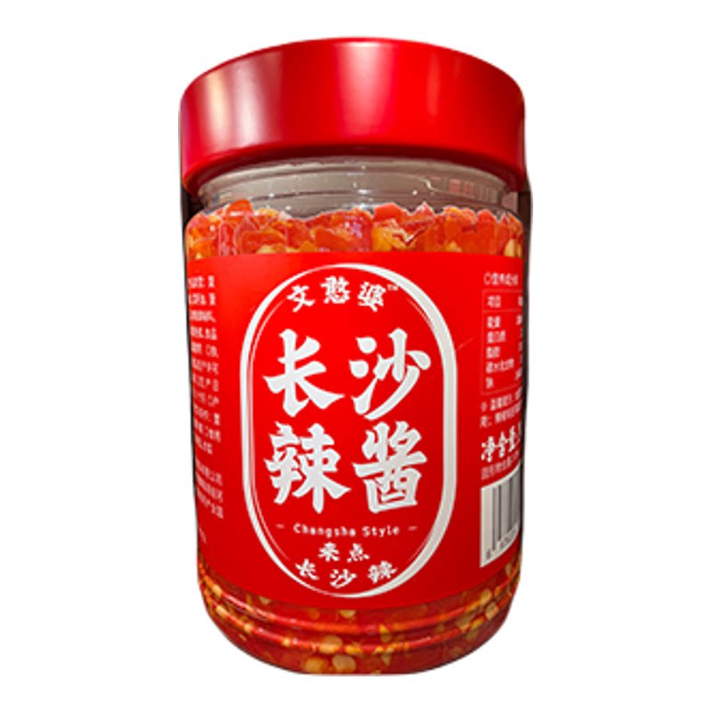 【69元任选4件】文憨憨婆辣酱长沙特产剁椒三脆下饭菜拌饭辣椒酱