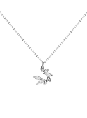 穗穗平安项链女纯银新款轻奢饰物