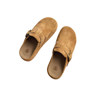 安妮黑豹正品增高4cm勃肯鞋女