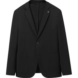 HLA/海澜之家胸针点缀休闲西服2026春夏新款平驳领修身薄款外套男