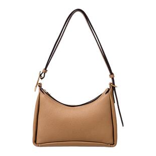 迪桑娜女包商场同款寻迹牛皮腋下复古hobo包真皮通勤包单肩斜挎包