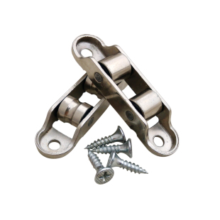 塑钢门窗滑轮双轮平槽老式推拉平移滚针轮子铁轮轨道五金配件滑轮