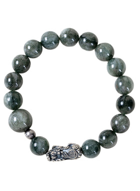 【五方纳福】聚财智性旺缘稳固增贵手串范李李五行貔貅水晶手链