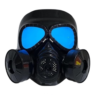 防毒面具玩具儿童cs道具全面罩头盔发光眼镜真儿童cos装备模型