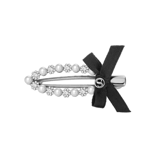 SHINE萱子饰品优雅奢华珍珠边夹小巧精致发夹碎发夹蝴蝶结发饰