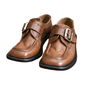 马皮乐福鞋女2026秋季新款一脚蹬真皮英伦女士皮鞋厚底巨好看单鞋