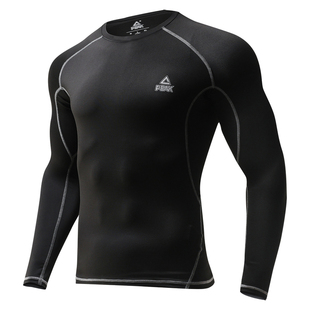 匹克紧身衣男长袖压缩速干健身服紧身专业跑步篮球训练服运动套装