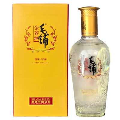 劲牌公司42度毛铺酒金荞酒500ml*6瓶草本三香草本毛铺露酒整箱
