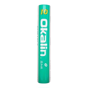威健澳加林Okalin羽毛球AC10耐打稳定精准鹅毛训练用球12只装