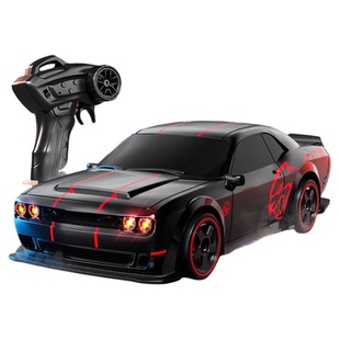 专业rc遥控漂移车地狱猫充电四驱跑车模型七彩灯光炫酷儿童玩具车