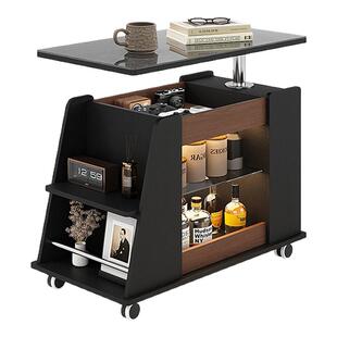 沙发边柜可移动边几柜客厅小户型升降茶几高级感小推车创意床头桌