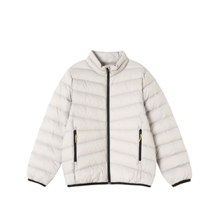 【超轻立领羽绒服】棉叔叔女童90白鸭绒保暖排骨三防羽绒服冬男童