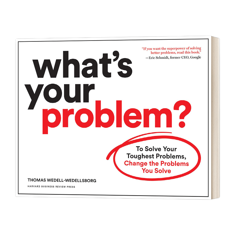英文原版 What's Your Problem 你的问题是什么 解决棘手的问题 就改变你解决的问题 英文版 进口英语原版书籍