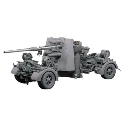 边境88mm高射炮拼装模型