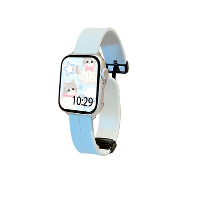 iwatchs9表带硅胶磁吸扣psnld