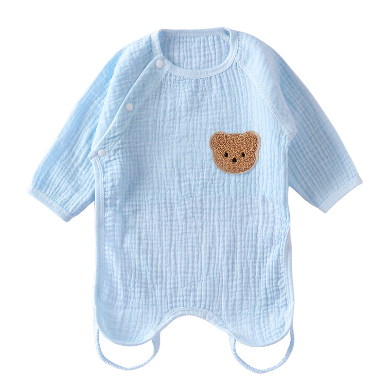 婴儿夏装空调服睡衣哈衣
