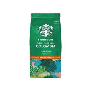 【自营】星巴克星享黑咖啡哥伦比亚进口研磨咖啡豆中度烘焙200g
