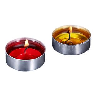 酥油灯4小时8小时整箱100粒家用燃无烟蜡烛供灯长明灯