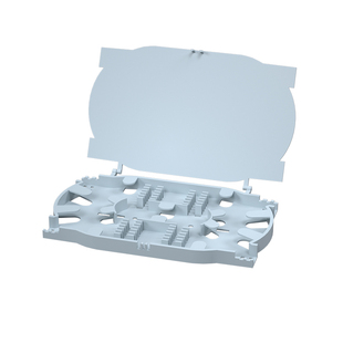 格兰维 12芯光纤熔纤盘24芯熔线盘 直熔盘塑料光纤盘入户接线盘接续盒终端盒熔纤盘尾纤盘