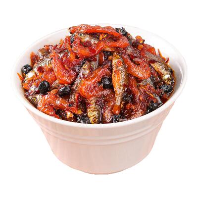 小鱼小虾拌饭酱下饭菜拌面酱湖南特产自制农家味炸酱下饭酱料瓶装