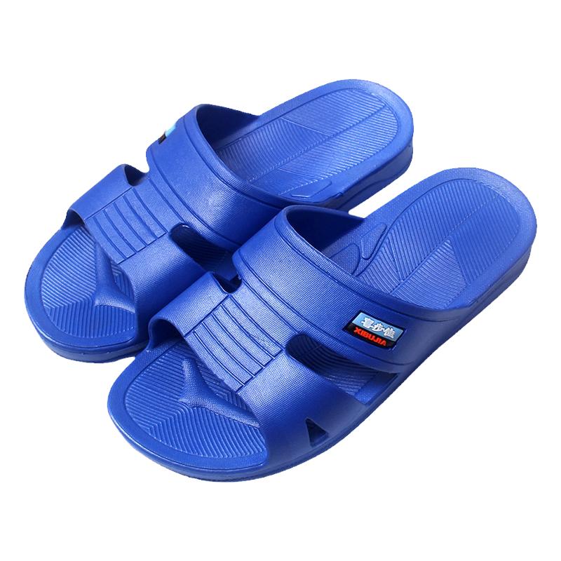 喜步佳夏季男士拖鞋居家洗澡浴室酒店工厂软底室内家用防滑凉拖鞋