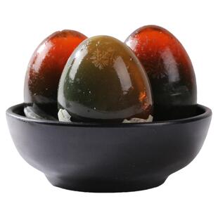 温汤佬松花皮蛋溏心实心鸭蛋宜春皮蛋江西特产农家散养工厂松花蛋