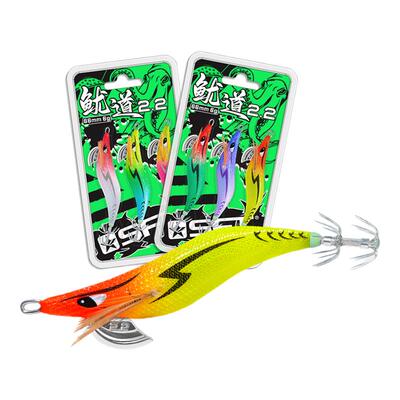 UV夜光木虾吹筒布卷鱿鱼钩墨鱼饵