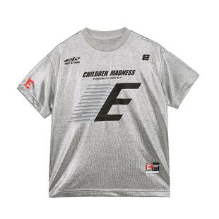 edo1一度童装25春夏新款男女童街头亮色T恤衫儿童街舞风个性上衣