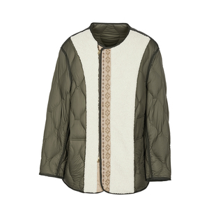 [商场同款]速写男装2025冬新品羽绒服轻薄无领拼接设计9PAC11840