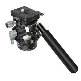 贝欣相机双全景液压阻尼云台便携单反微单相机三脚架滑轨手柄云台